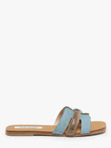 Slippers Edriah Uit Leder Steve madden Veelkleurig women 11002559