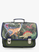 Boekentas 2 Compartimenten Caramel et cie Groen fier GA