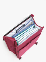 Rugzak 2 Compartimenten Cabaia Rood school M-vue-porte