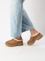 Boots New Height Cozy Uit Leder Ugg Bruin women 1162510-vue-porte