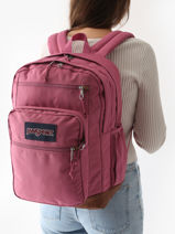 Rugzak 2 Compartimenten Met 15" Laptopvak Jansport Roze back to school EA5BAK-vue-porte