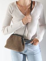 Cross Body Tas Davrina Milano Bruin davrina DA24061-vue-porte