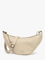 Cross Body Tas Cow Leder Basilic pepper Beige cow BCOW73