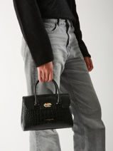 Handtas Exo Leder Lancaster Bruin exo 107-vue-porte