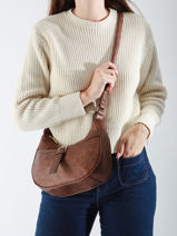 Cross Body Tas Belt Miniprix Bruin belt MD5602-vue-porte