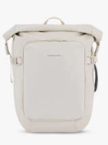 Rugzak 1 Compartiment Met 16" Laptopvak Lisbon Kapten and son Beige backpack LISBON
