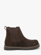 Boots Highwood Uit Leder Birkenstock Bruin men 1025761