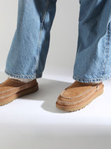 Boots Classic Ultra Mini Alpine Uit Leder Ugg Bruin women 1158224-vue-porte