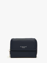 Portemonnee Classic Miniprix Blauw grained H6012