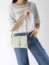 Cross Body Tas Caviar Leder Milano Groen caviar CA240610-vue-porte