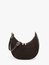 Schoudertas Velvet Caviar Leder Milano Bruin velvet caviar VC24119