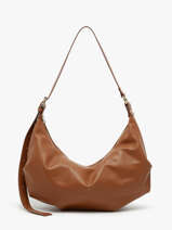 Schoudertas Sauvage Leder Milano Bruin sauvage SA24111