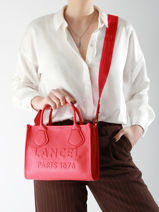 Cross Body Tas S Jour Leder Lancel Rood jour A12995-vue-porte