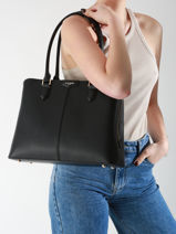 Schoudertas Dune David jones Zwart dune CM7466-vue-porte