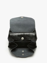 Portemonnee Le Gustave Eclipse Leder Paul marius Zwart eclipse GUSTMECL-vue-porte