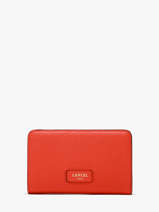 Portefeuille Met Rits Ninon Leder Lancel Oranje ninon A11123