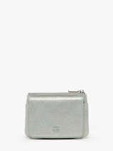 Portemonnee Leder Mila louise Blauw vintage 3853X