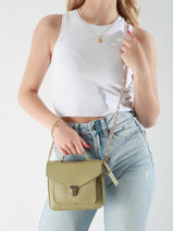 Cross Body Tas La Suite Leder Paul marius Groen la suite GEOX2SUI-vue-porte