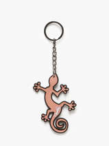 Sleutelhanger Cameleon Roze vintage fantasy PCLE