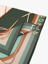 Longchamp Soie gots Sjaal Groen-vue-porte
