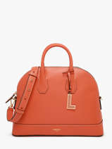 Handtassen Belleville Leder Lancel Oranje belleville A13736