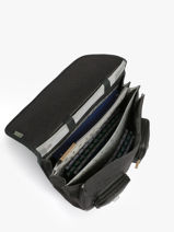 Boekentas Op Wieltjes 3 Compartimenten Cameleon Grijs vintage urban CR41-vue-porte