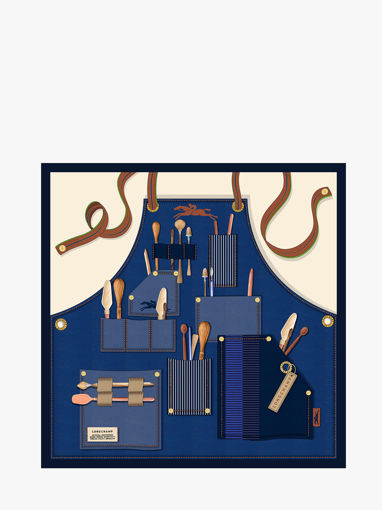 Longchamp Soie gots Foulard Groen