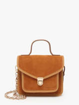 Cross Body Tas La Suite Leder Paul marius Oranje la suite GEOX2SUI