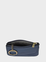Portemonnee Leder Katana Blauw marina 753120-vue-porte