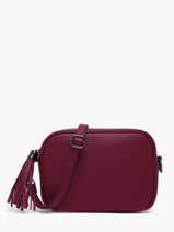Cross Body Tas Caviar Leder Milano Violet caviar CA2006N