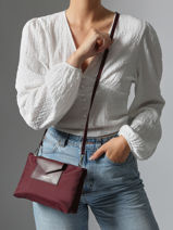 Cross Body Tas Smart Kba Lancaster Violet smart kba 27-vue-porte