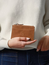 Kaarthouder Cavalier Nubuck Leder Etrier Bruin cavalier nubuck ECAN094M-vue-porte