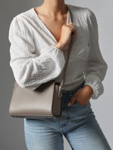 Cross Body Tas Smooth Leder Lancaster Bruin smooth 437-02-vue-porte