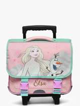 Mini Boekentas Op Wieltjes Frozen 2 Roze it