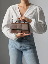 Cross Body Tas Paris Ily Leder Lancaster Bruin paris ily 10-vue-porte