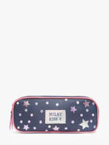 Pennenzak 2 Compartimenten Milky kiss Blauw fable world 3701124