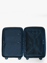 Uitbreidbare Handbagage Elite Blauw fjord E4721-vue-porte