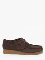 Mocassins Wallabee Uit Leder Clarks Bruin men 26178279