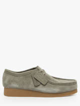 Mocassins Wallabee Uit Leder Clarks Groen men 26183447
