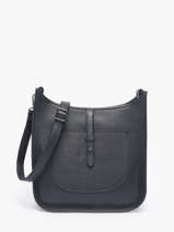 Cross Body Tas Caviar Leder Milano Blauw caviar CA25068