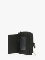 Portemonnee Leder Hexagona Zwart confort 468426-vue-porte