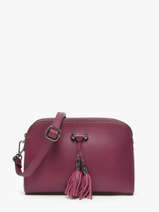 Cross Body Tas Caviar Leder Milano Violet caviar CA21101