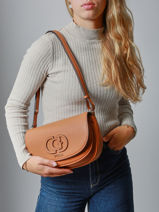 Cross Body Tas Calebra Guess Bruin calebra BG953621-vue-porte