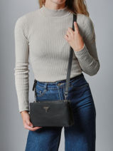 Cross Body Tas Talent Guess Zwart talent NG966921-vue-porte