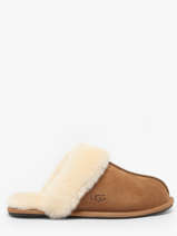 Scuffette Ii Pantoffels Uit Leder Ugg Bruin women 1106872