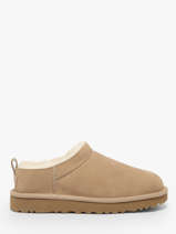 Pantoffels Uit Leder Ugg Beige women 1173891