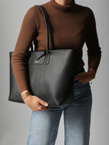 Schoudertas Maya Double Kba Lancaster Zwart maya double kba 103-vue-porte
