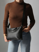 Cross Body Tas Maya Double Kba Lancaster Zwart maya double kba 105-vue-porte