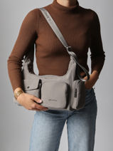 Cross Body Tas Basic Pocket Basic Pocket Lancaster Grijs basic pocket 92-vue-porte