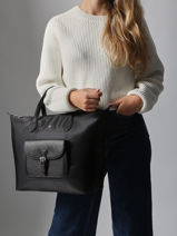 Handtas Kiana Nylon Hexagona Blauw kiana 1720182-vue-porte